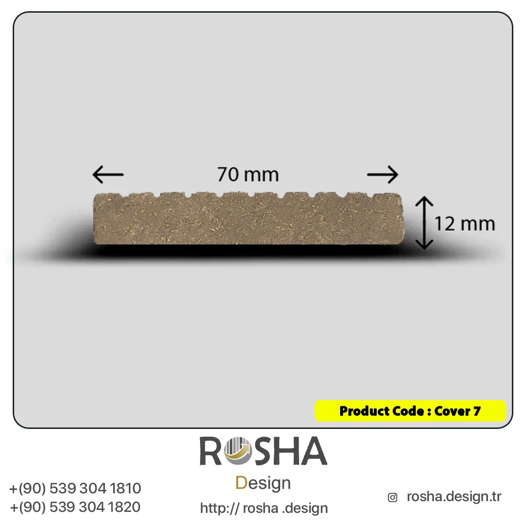Rosha Design Wood Plastic Profile Cover7