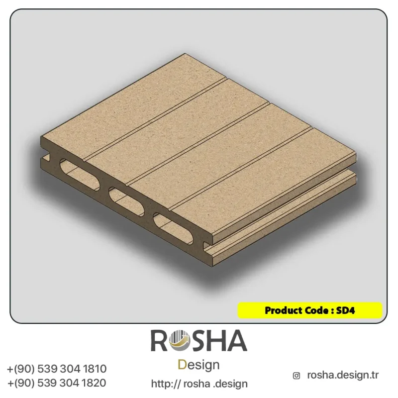 Rosha Wood Plastic Profile SD4